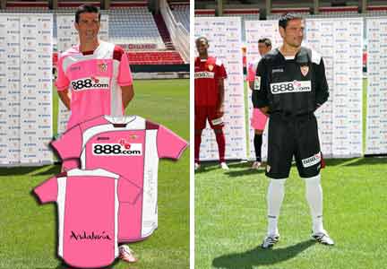 Camisetas de Sevilla para la temporada 07 - 08