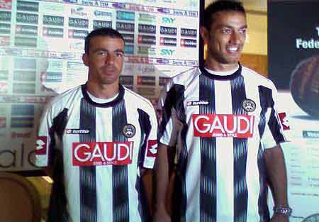 Camisetas de Udinese para la temporada 07 - 08