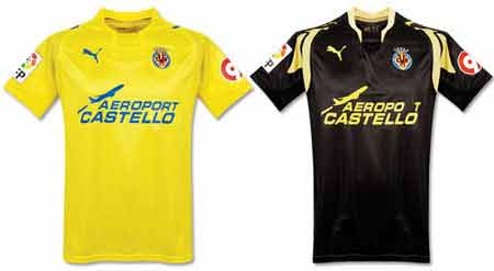 Camisetas de Villarreal para la temporada 07 - 08