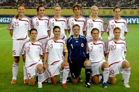 07 Women 's World Cup Denmark Women' s Home and Away shirt