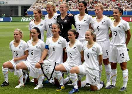 07 Women 's World Cup New Zealand Women' s Home Jersey