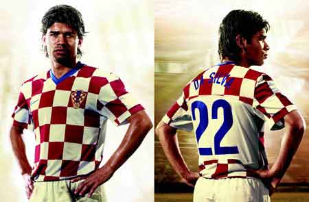 Camisetas croatas para la temporada 08 - 09