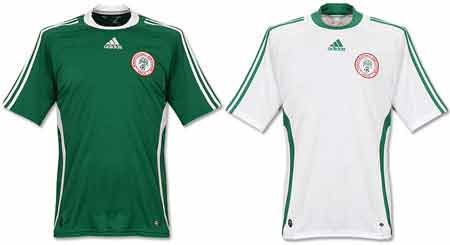Nigeria 08 - 09 Home and Abroad Jersey