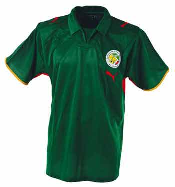 Camisetas de Senegal para la temporada 08 - 09