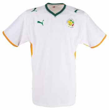 Camisetas de Senegal para la temporada 08 - 09