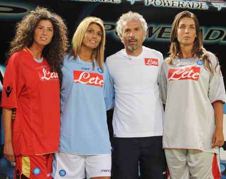 Napoli 09 - 10 Home and Go shirts