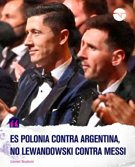 Scaloni: Argentina contra Polonia no Messi contra Levin