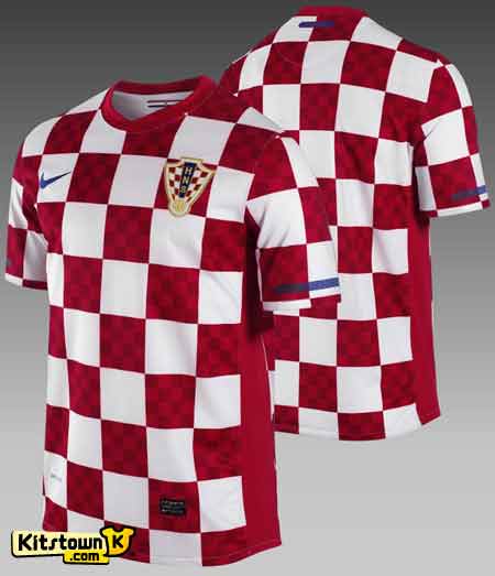 Camisas de casa y de salida para Croacia 2010 - 11