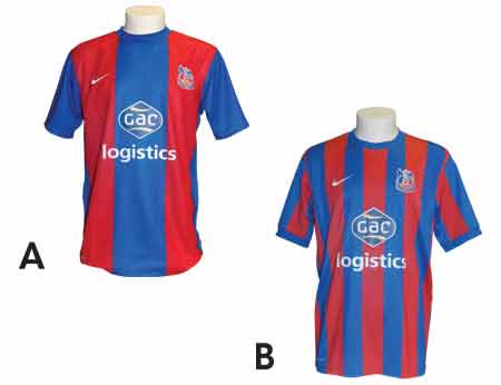 Crystal Palace 2010 - 11 votación de camisetas