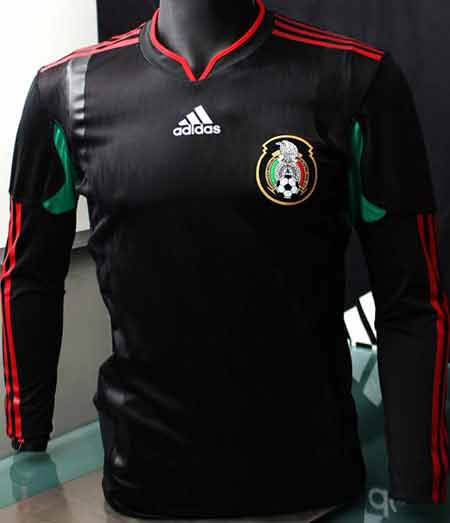 Camiseta de salida de la Copa del Mundo 2010 para México