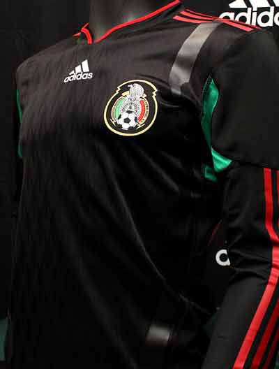 Camiseta de salida de la Copa del Mundo 2010 para México