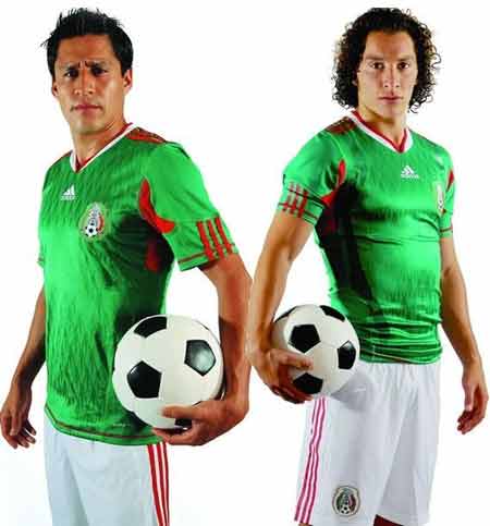 Camiseta de la Copa del Mundo 2010 de México