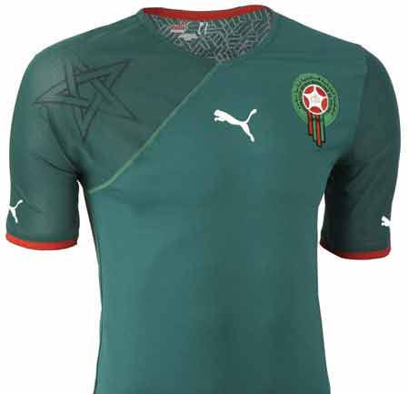 Camisas de casa y de salida para la selección marroquí 10 - 12