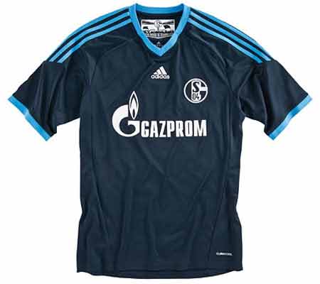 Schalke 04 temporada 2010 - 11 camiseta de salida