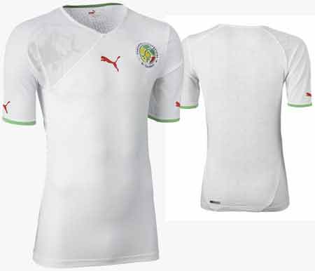 Camisetas nacionales y extranjeras de Senegal para la temporada 10 - 12