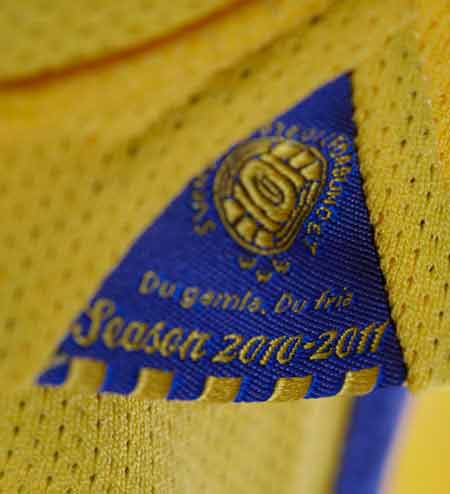 Nueva camiseta de la selección sueca 2010 - 11
