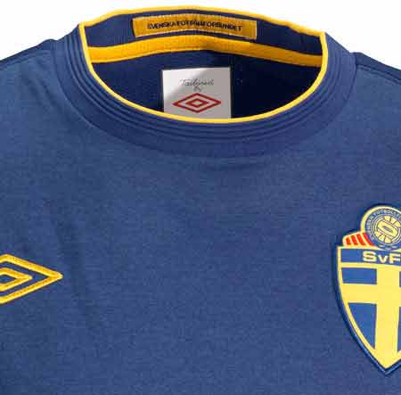Nueva camiseta de la selección sueca 2010 - 11