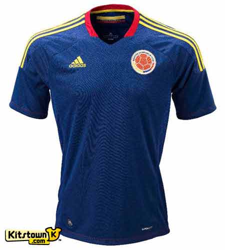 Camisas de casa y de salida para la selección nacional de Colombia 2011 - 13