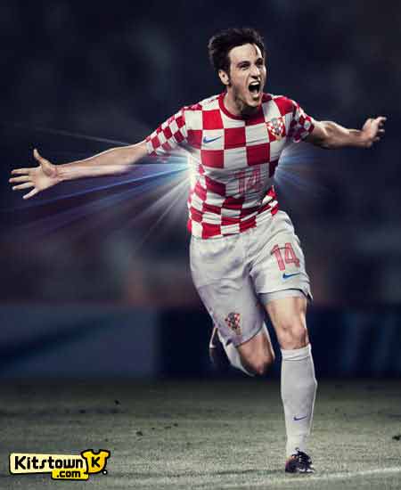 Camisa de casa de Croacia para la Temporada 2012 - 13