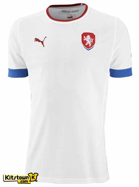 Camiseta de salida de la selección Checa 2012 - 13