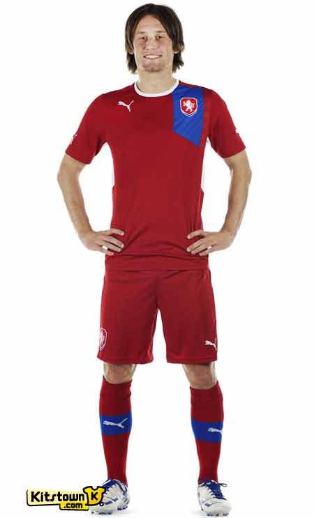 Camisa de casa de la selección Checa 2012 - 13