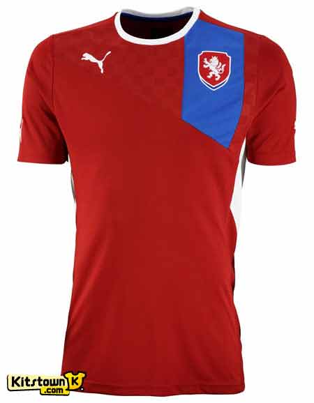 Camisa de casa de la selección Checa 2012 - 13