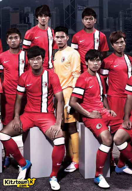 Camisas de casa para el equipo de Hong Kong 2012 - 13