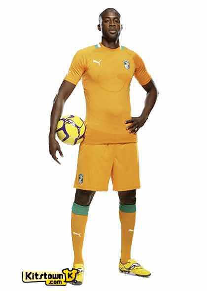 Camisetas de la selección nacional de Côte d 'Ivoire para la Temporada 2012 - 13
