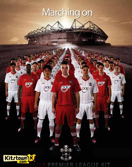 Southampton 2012 - 13 Home and Go shirts