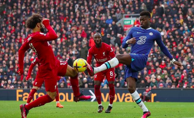 Premier League - havertz gol soplado Salah fuego mudo Liverpool 0 - 0 Chelsea
