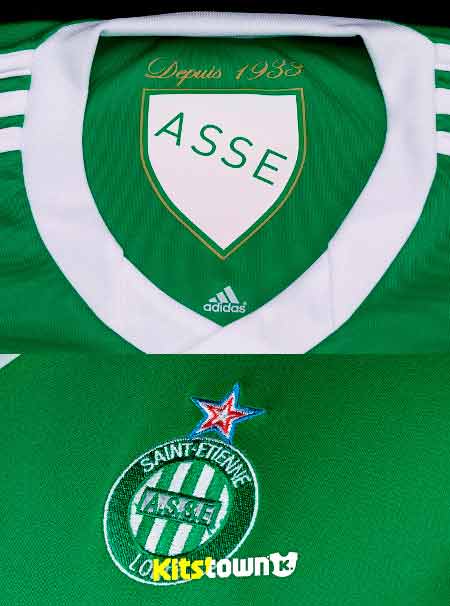 Camiseta de San Etienne para la Temporada 2013 - 14