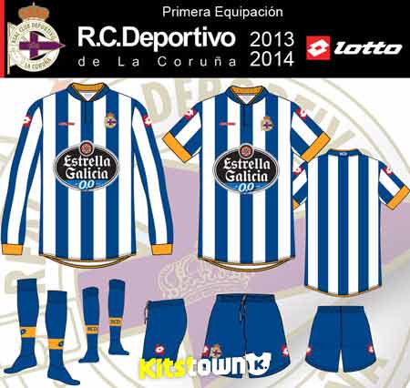 Camiseta de la Coruña 2013 - 14