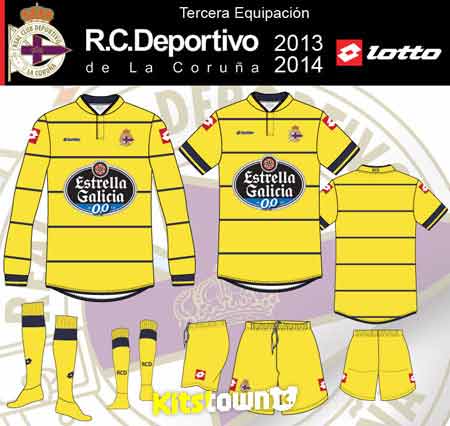 Camiseta de la Coruña 2013 - 14