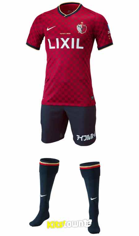 Kashima Deer Horn 2014 Home and Abroad Jersey