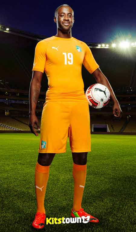 Camisetas de la Copa del mundo de Costa de marfil 2014