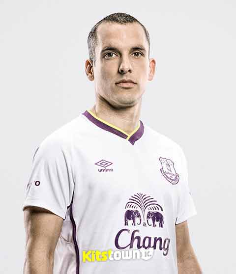 Segunda camisa de salida de Everton 2014 - 15