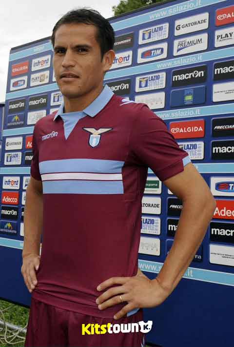 Lazio 2014 - 15 away and second Away shirts