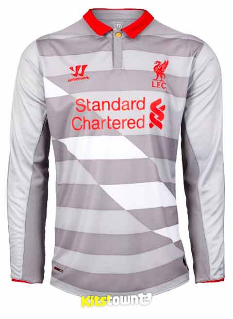Segunda camisa de Liverpool 2014 - 15