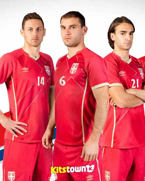 Camisa de casa de la selección Serbia 2014 - 16