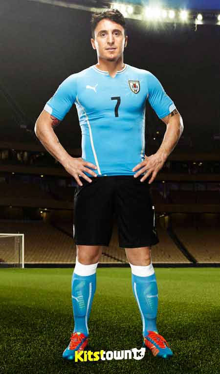 Camisetas de la selección uruguaya para la Copa del Mundo 2014