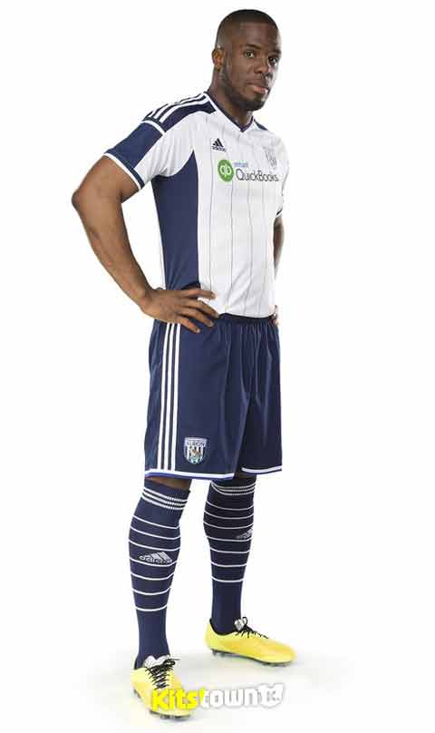 Camisa de casa de West Bromwich para la temporada 2014 - 15