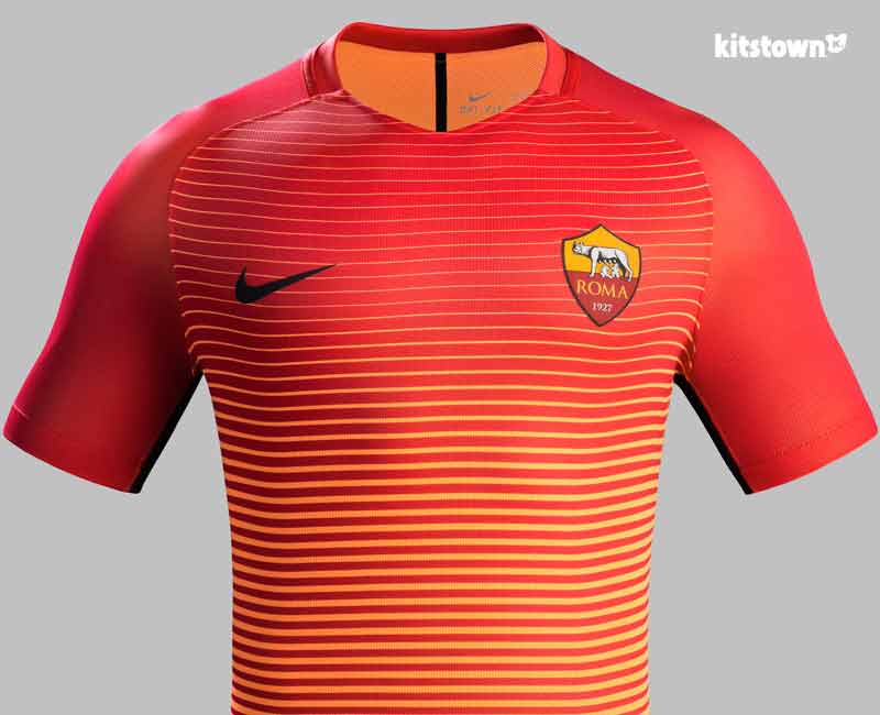 Segunda camisa de Roma 2016 - 17