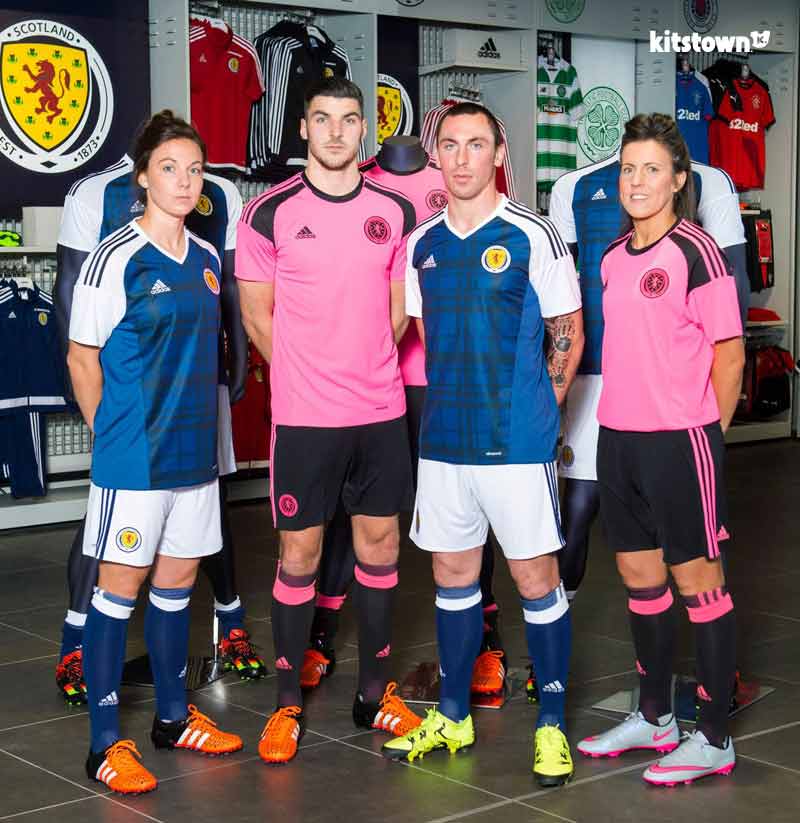 Camisas de casa y de salida para el equipo escocés 2016 - 17