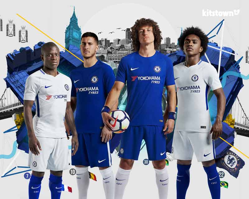 Camisetas de Chelsea para la temporada 2017 - 18