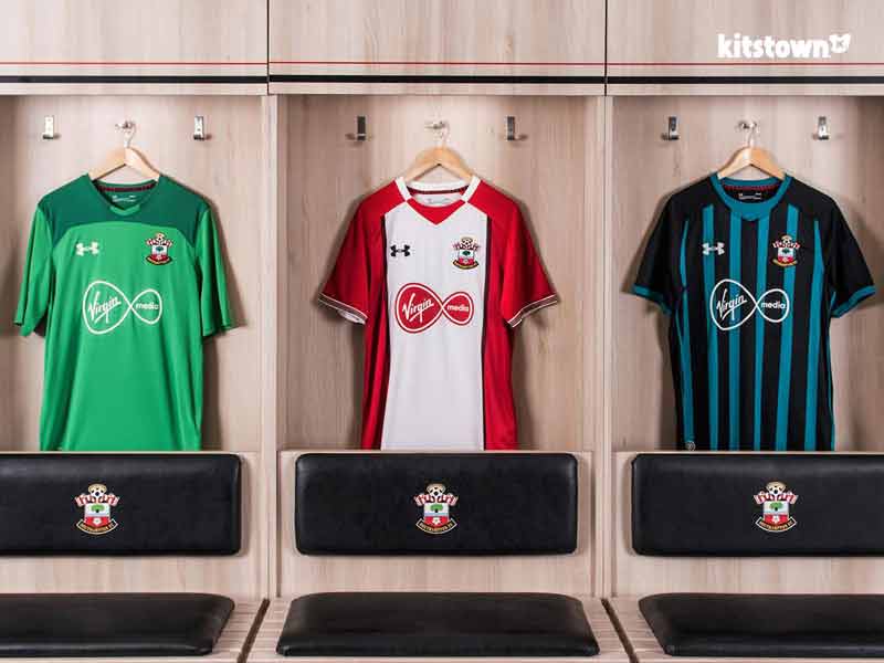 Camisetas de casa y de salida de Southampton 2017 - 18