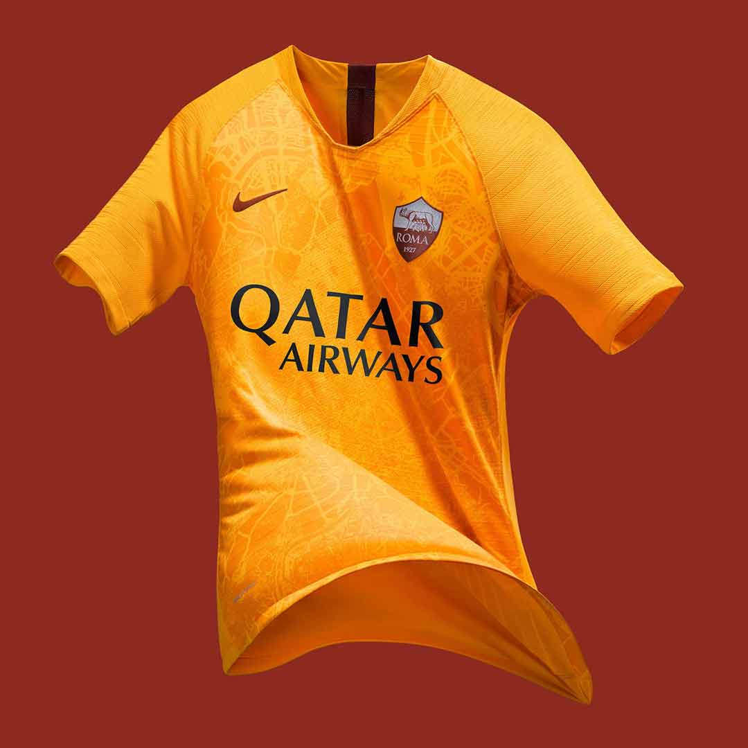 Segunda camisa de Roma 2018 - 19