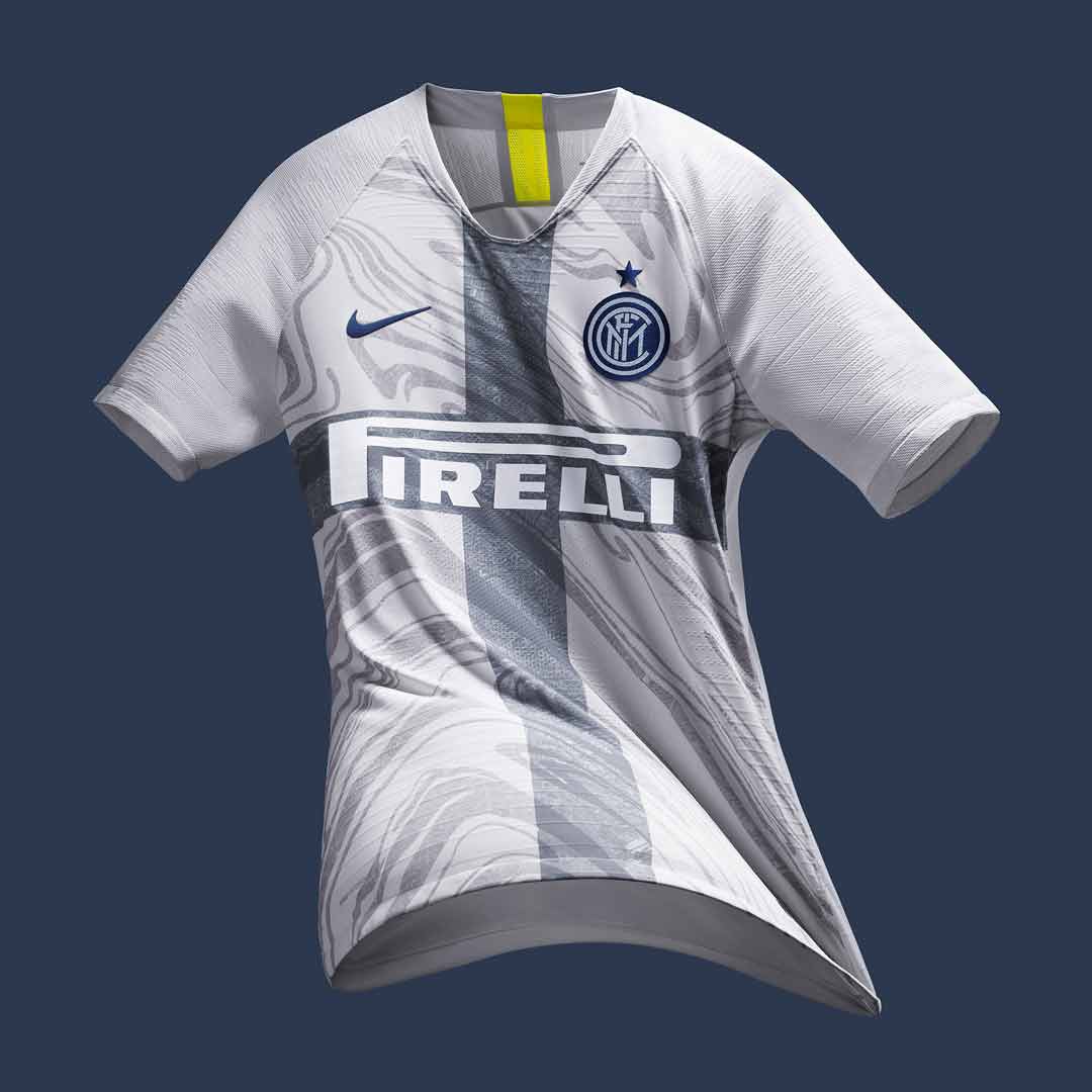 Segunda camisa de salida de Inter 2018 - 19