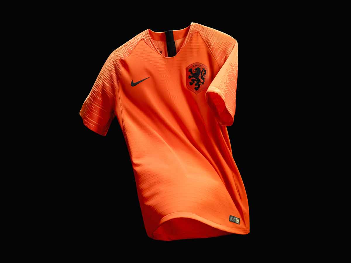 Camiseta de la selección nacional holandesa para la temporada 2018