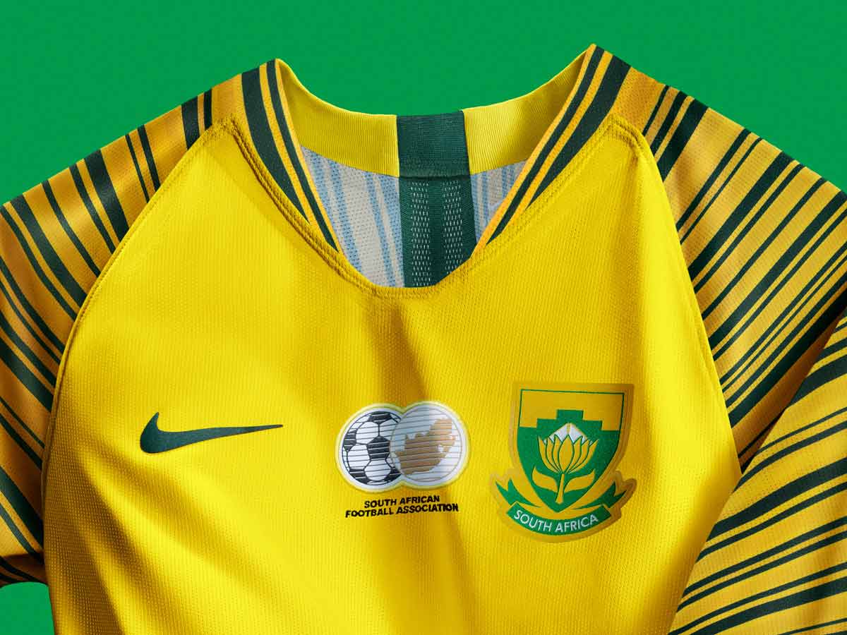 Camisetas de casa y de salida de Sudáfrica para la temporada 2018