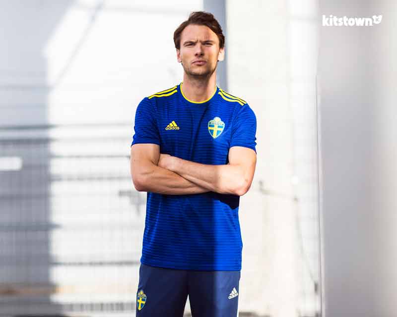 Camiseta de salida de la Copa del mundo 2018 para Suecia